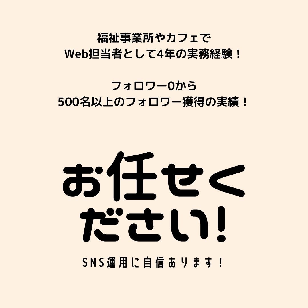 各SNSの運用代行をします 実務経験4年の実績！フォロワーを増やしたいならお任せ！ イメージ2