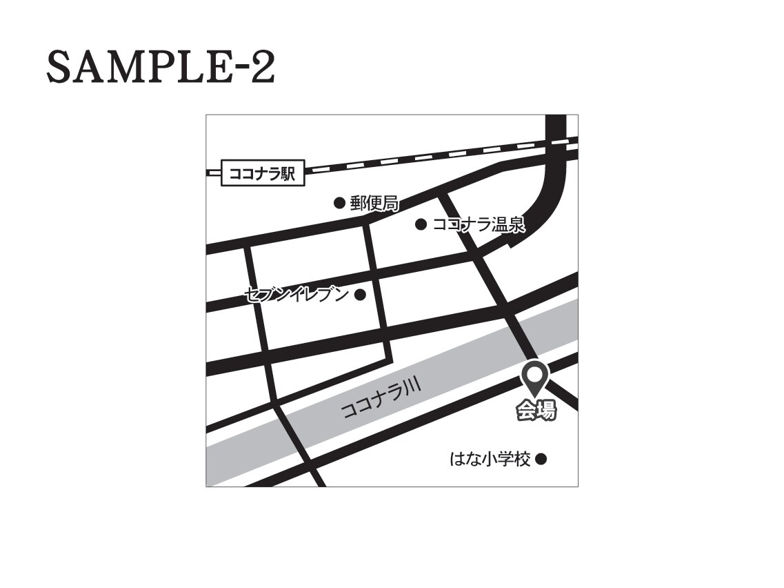 案内地図、マップ作成します シンプルな地図を作成します！アウトソーシングで作業の効率化！ イメージ3