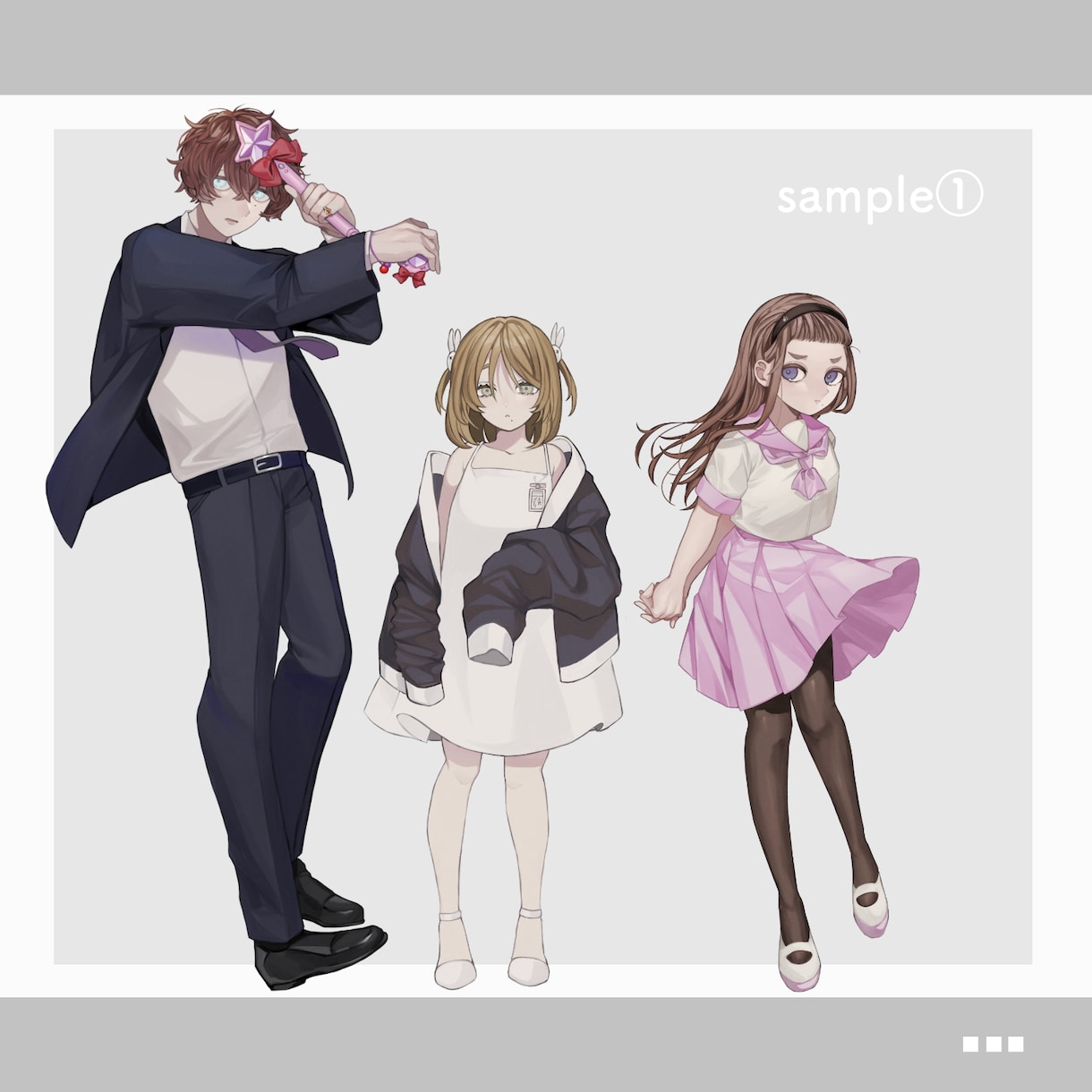 立ち絵・アイコン等描きます 自分のキャラクター立ち絵が必要な時にどうぞ イメージ2