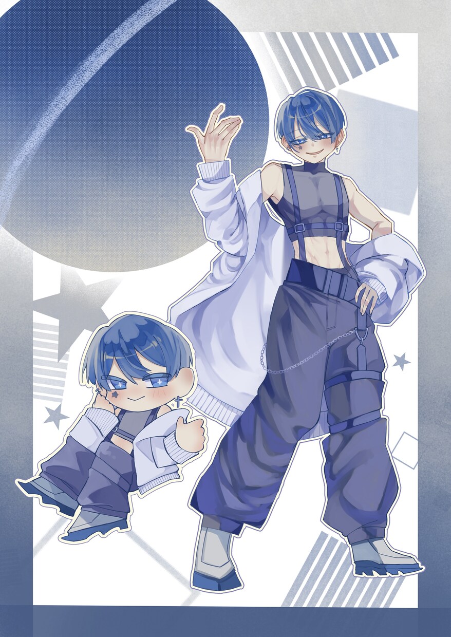 可愛い立ち絵とミニキャラを描きます 背景は指定もお任せも大丈夫です イメージ2