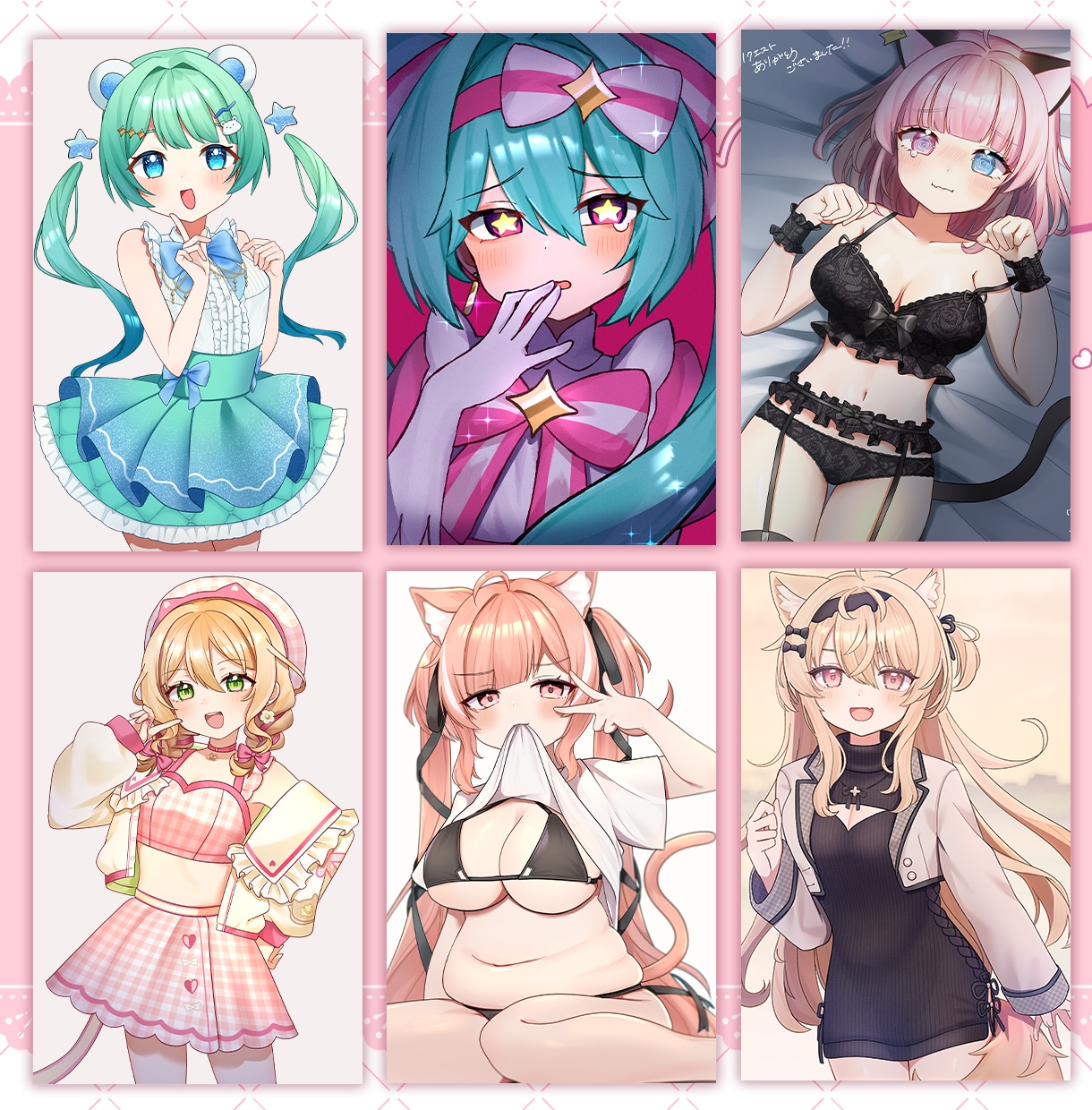 全方向最強可愛いVTuber全工程制作します 実績多数の美大卒プロが理想を形に！15万円で全て揃う！ イメージ9