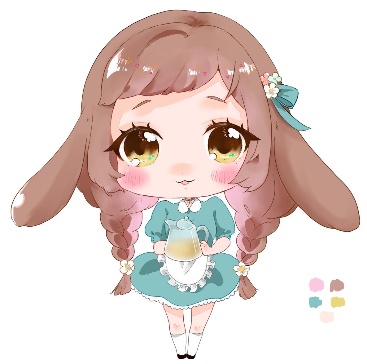 1枚絵や立ち絵アイコンなどなんでも承ります 可愛らしい女の子を描くのを得意としています...♪*ﾟ イメージ3