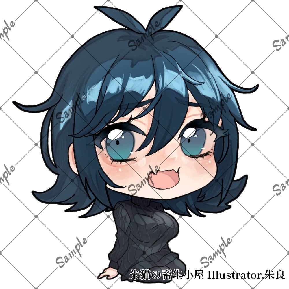 厚塗りで可愛いSDキャライラストを描きます グッズ、アイコン、スタンプ、ステッカー等 イメージ5