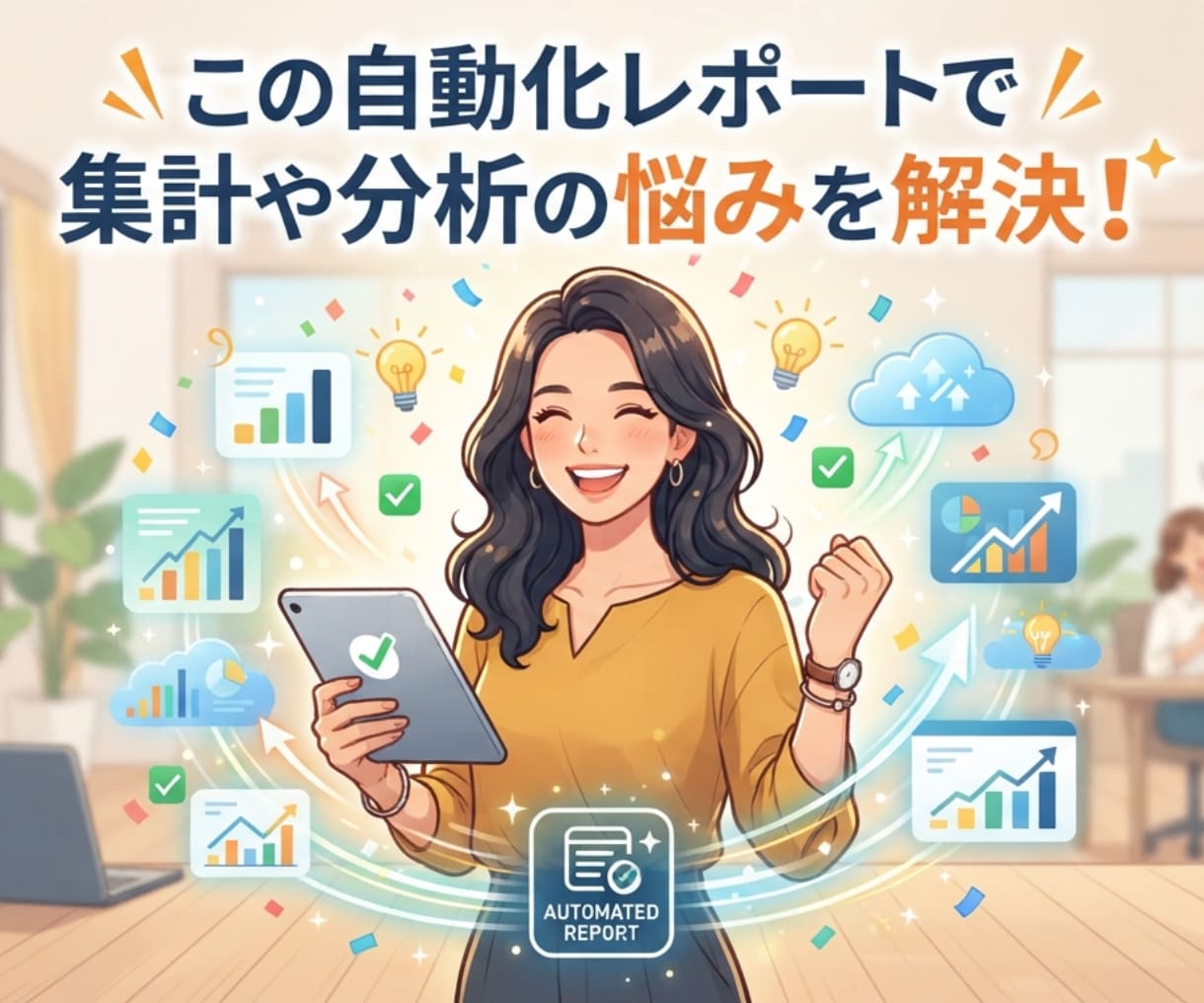 Google広告の13分析自動レポートを作成します ツール不要！誰でも使えるスクリプト連携のレポートテンプレート イメージ3