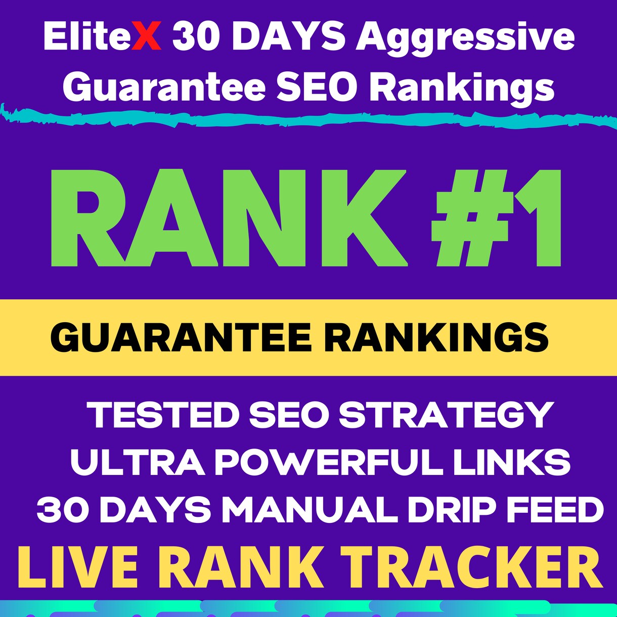 EliteX 30 DAYSアグレッシブSEOます 巨大で多様化した手動リンクビルディング イメージ1