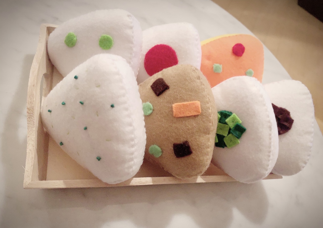 フェルトのおままごとをオーダーメイドします お子さまの好きな食べ物をフェルトで形にします イメージ3