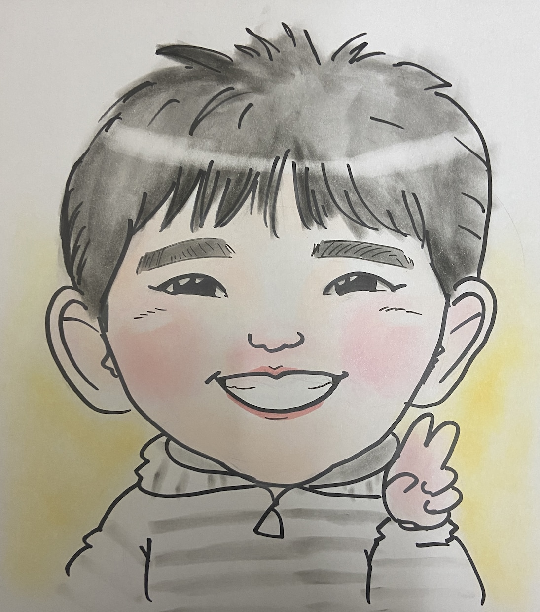 似顔絵で笑顔をお届けします 写真ではない世界で一つの今を思い出に！ イメージ7