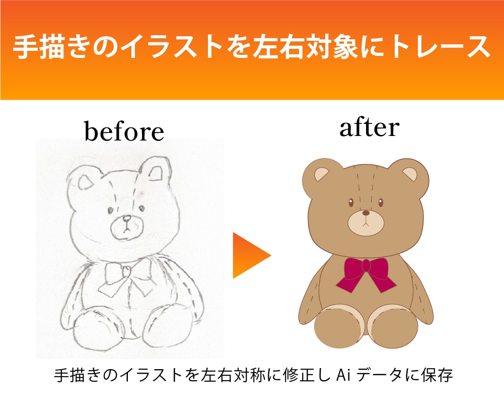お気に入りの画像をトレース致します 手描きのイラストやぼやけた画像などを丁寧にトレースいたします イメージ8