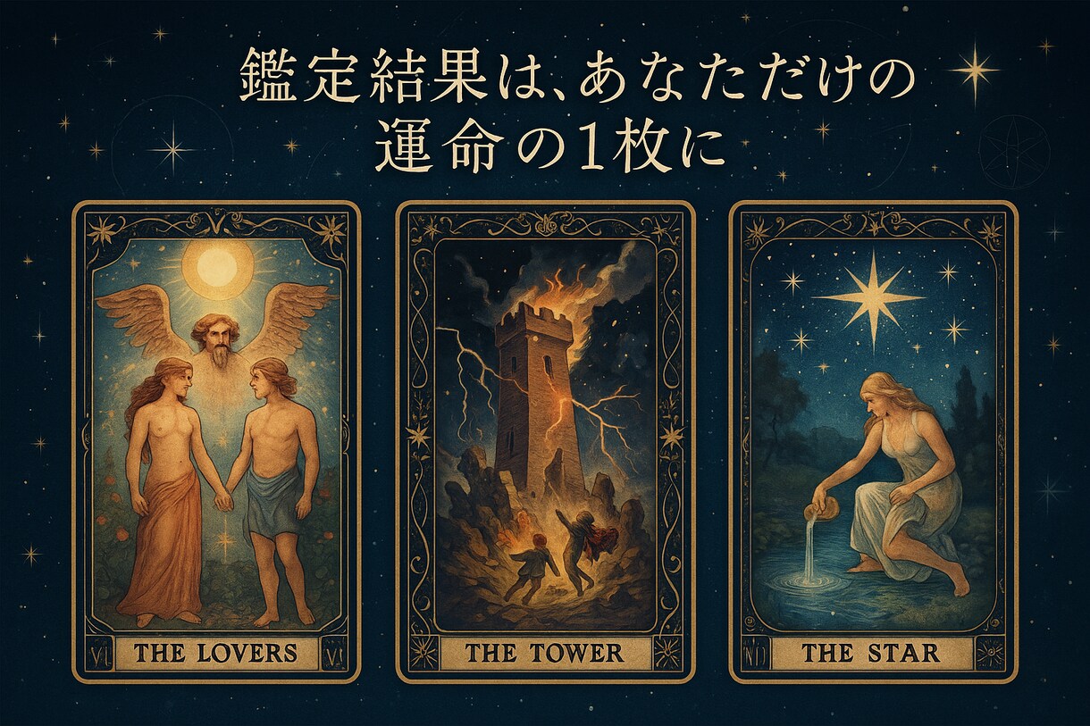四柱推命×数秘×タロット鑑定します 今だけ特典付！魂に響く運命の1枚 イメージ2