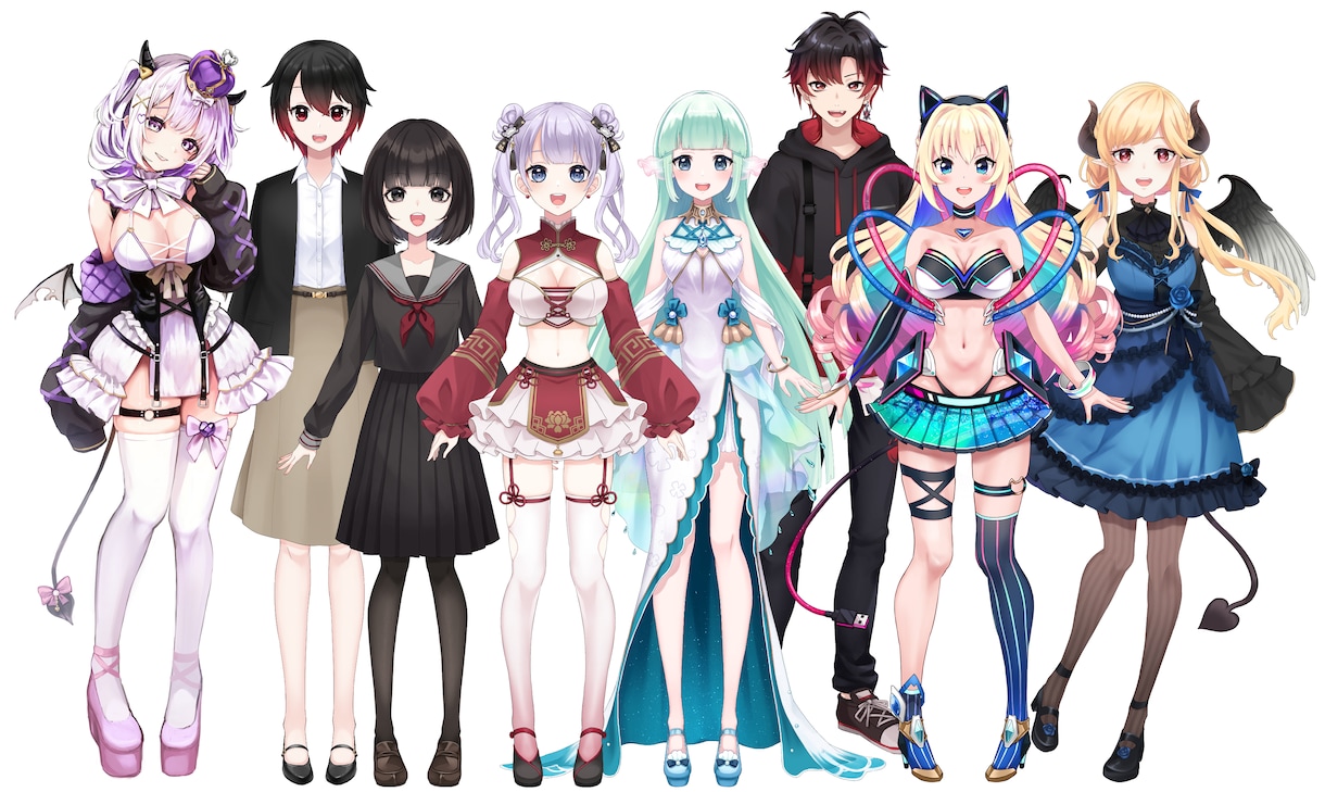 Vtuber用立ち絵描きます 納品後のサポートもあるから安心！ イメージ2