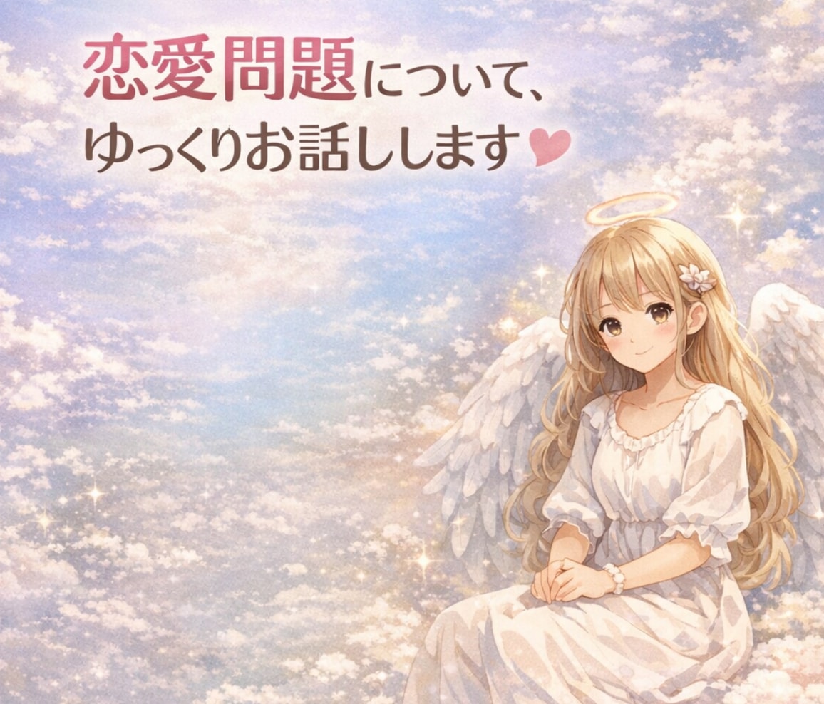 恋愛について、ゆっくりお話しします 不安・執着・距離感のつらさを、否定せずに聴きます イメージ1