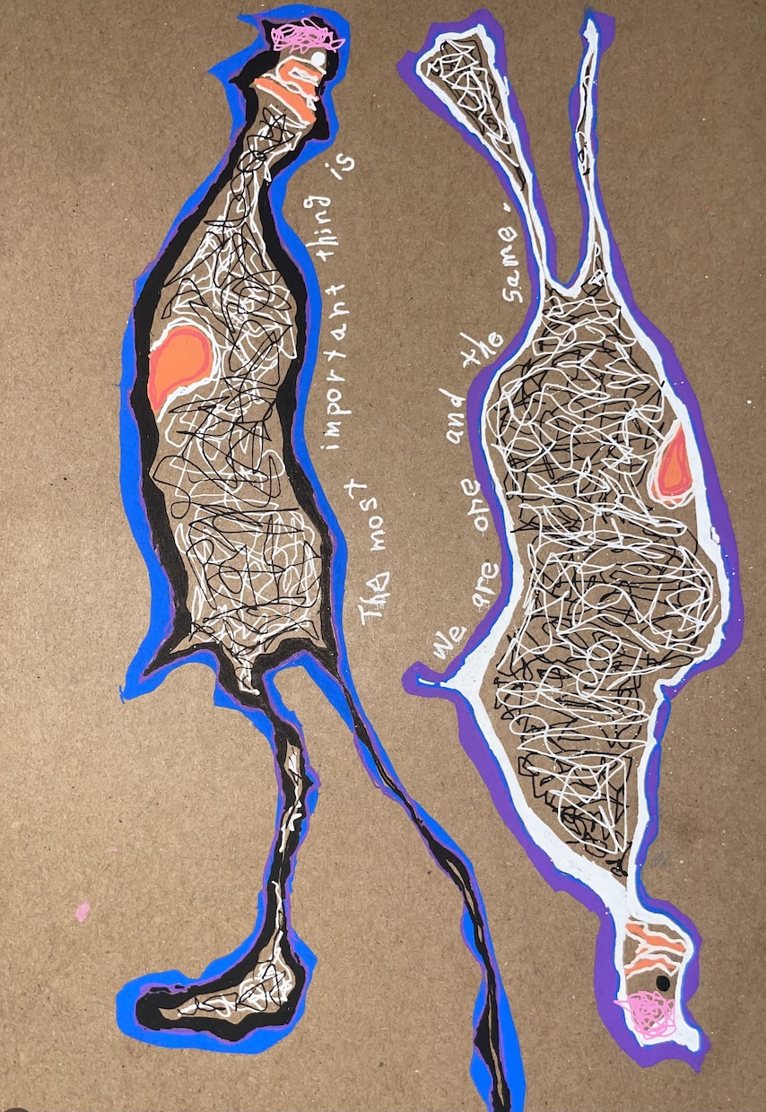 感情を表す絵を描きます 感情や音楽をもとにした抽象画を描きます イメージ3