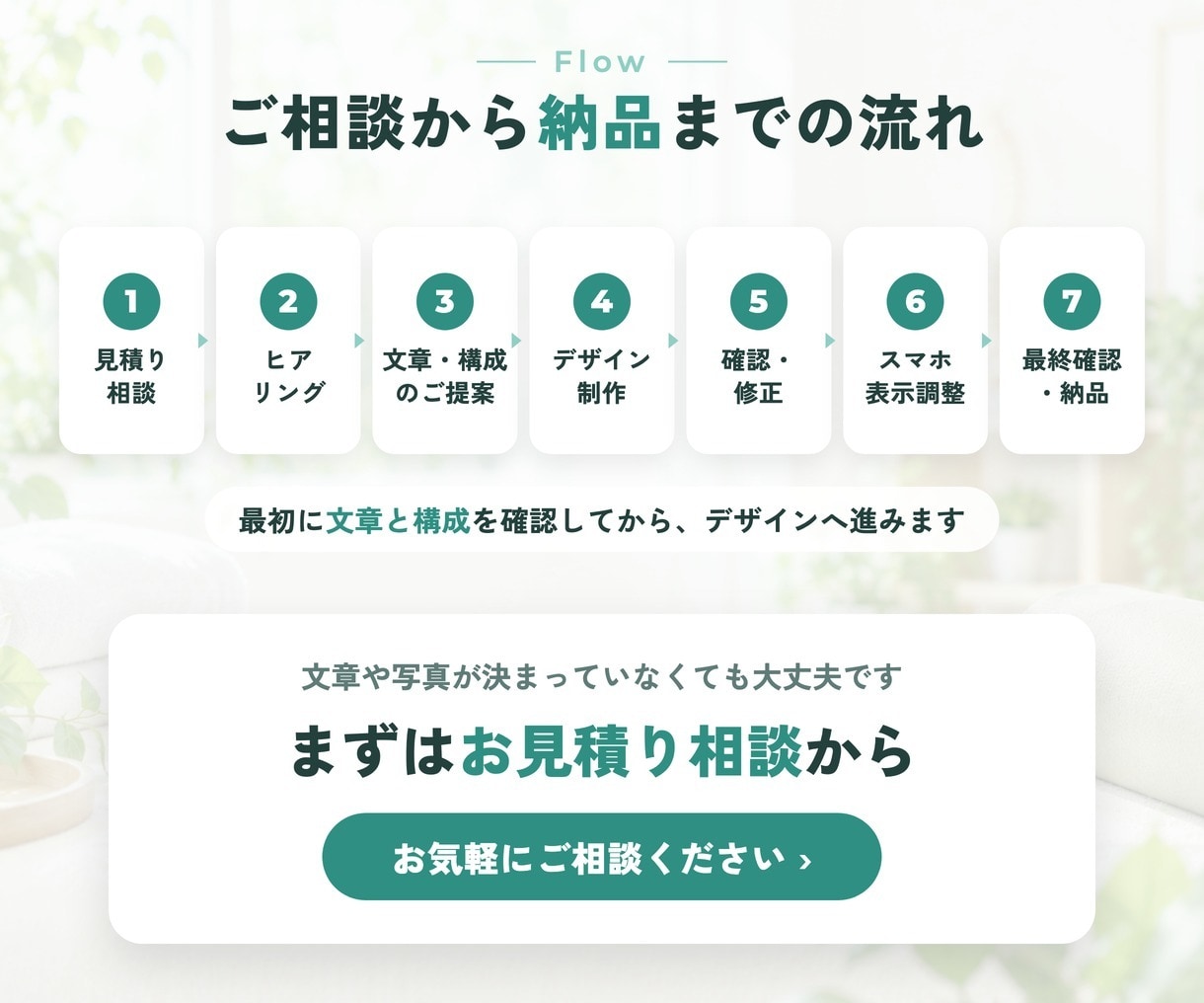 整体院・整骨院・鍼灸院の集客LPを作ります 店舗経営の経験を活かし予約につながるページをご提案 イメージ9