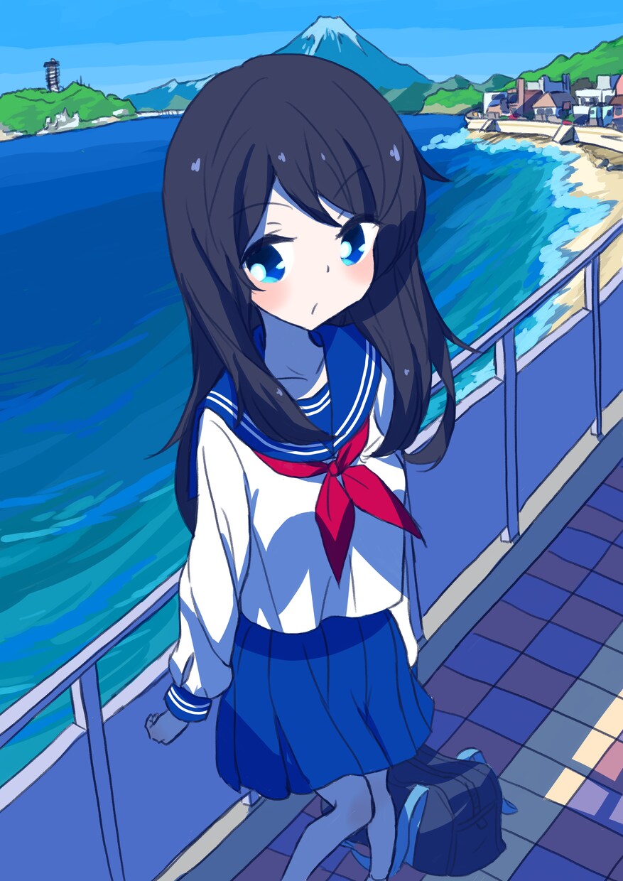 背景つき女の子イラストを描きます キャラ＋背景を作画したイラストを描きます！使用用途は自由です イメージ5