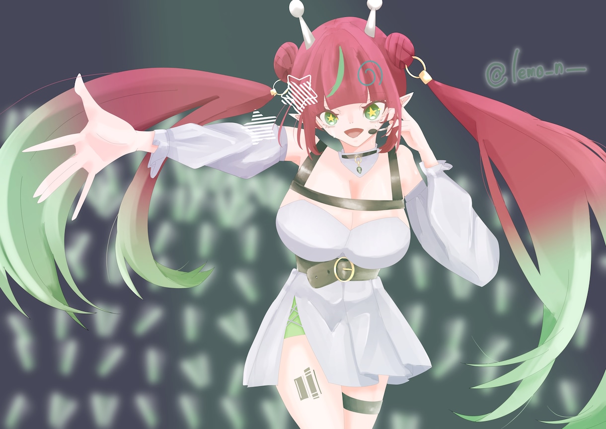かわいいキャラクターのSNSアイコン描きます 可愛い女の子のSNSアイコンを丁寧に制作します イメージ3