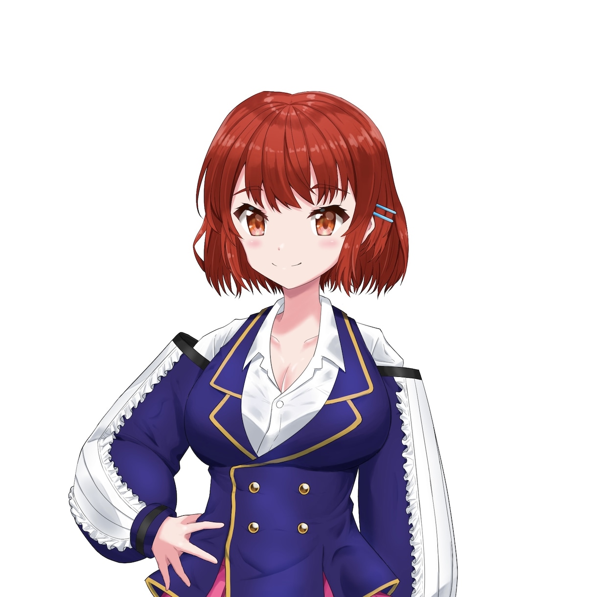 美少女キャラ（デザインある前提）で立ち絵制作します デザイン資料がある女の子キャラ限定で立ち絵にします！ イメージ1
