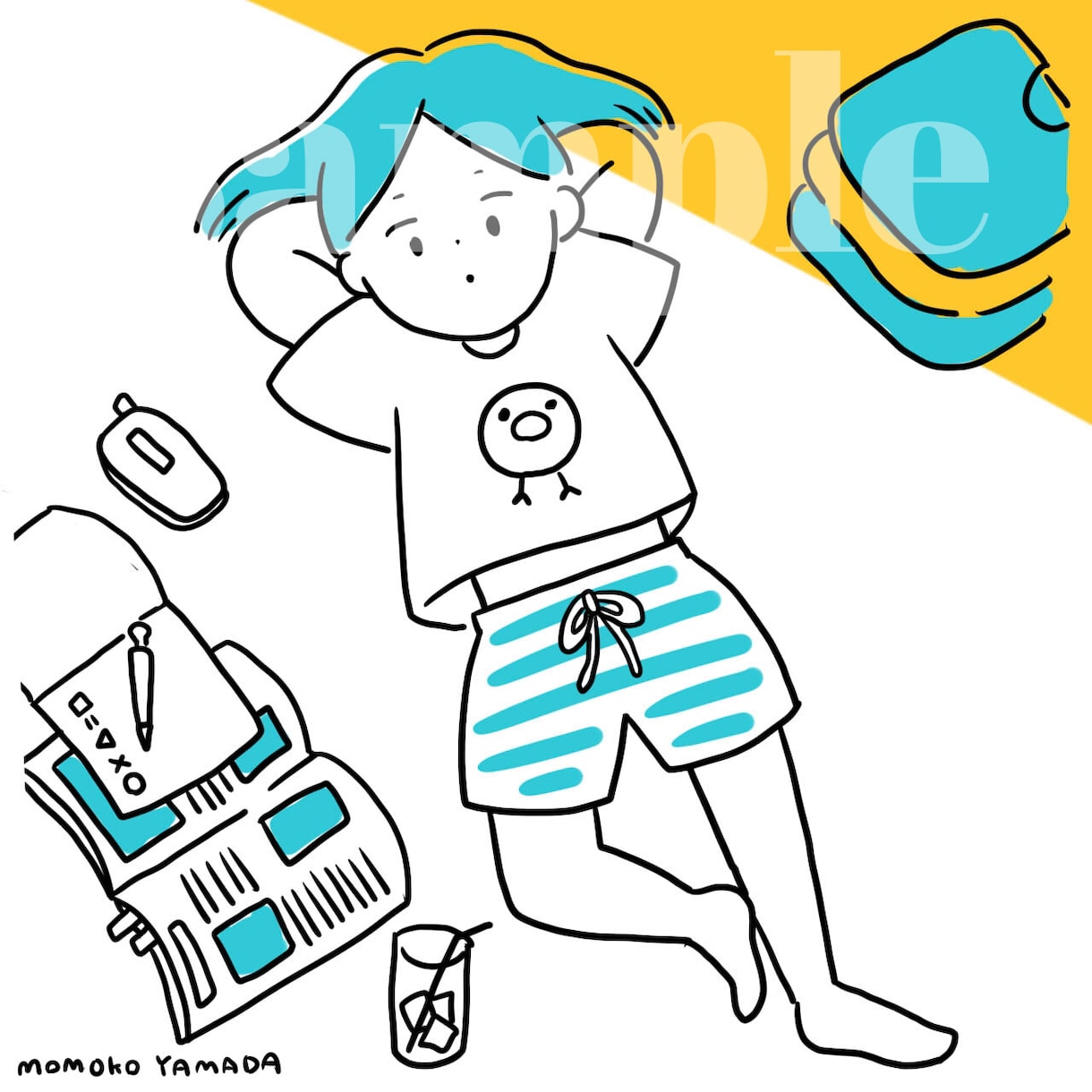 商用可！用途別シンプルポップなイラスト描きます ポップ/HP/シンプル/素材/グッズ/配信/POP/広告/ イメージ6