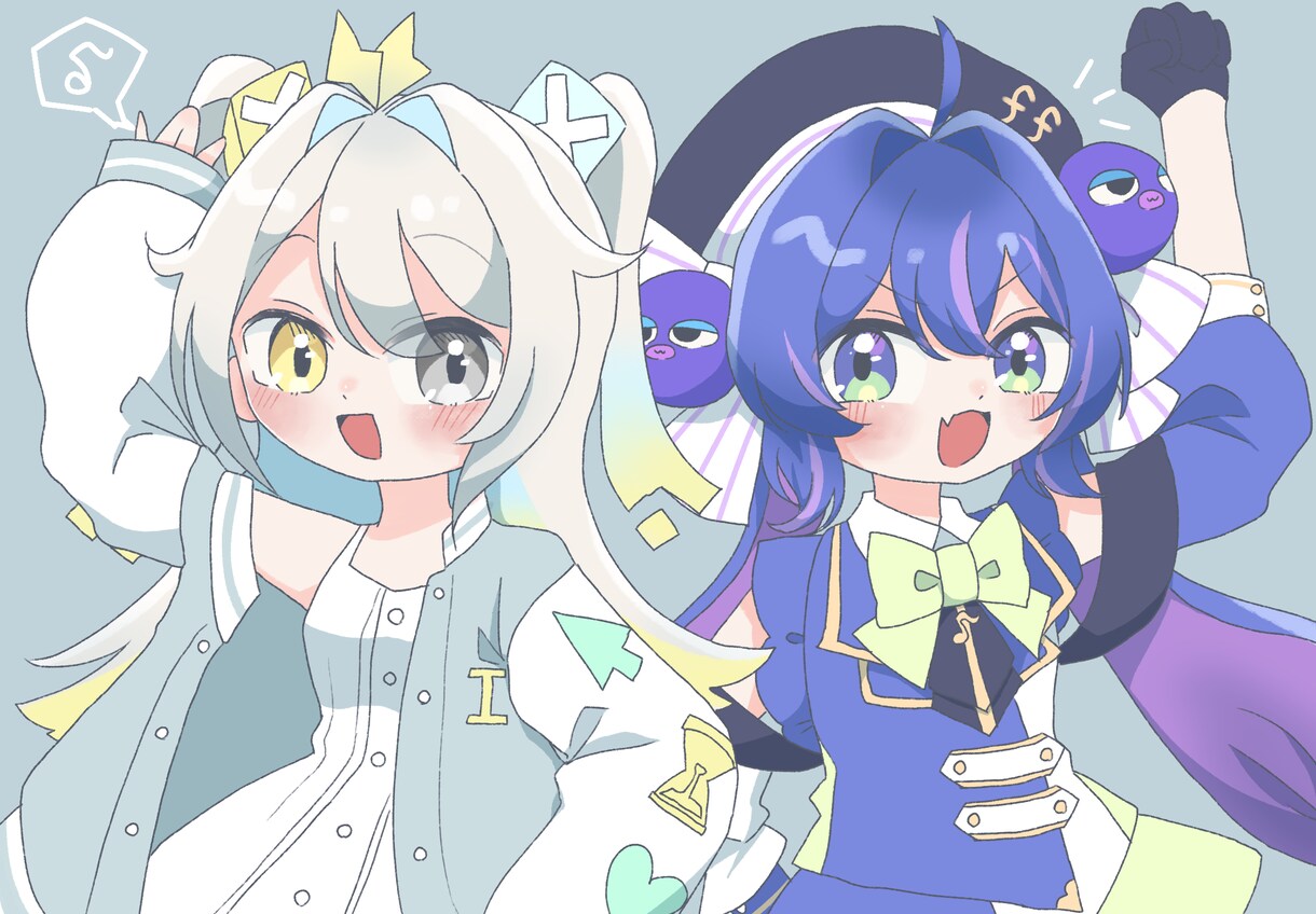 商用OK！ポップで可愛いイラスト描きます 最短2日納品可！MV、サムネ、アイコン、立ち絵等対応可能！ イメージ3