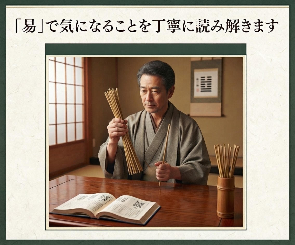 易で気になることを丁寧に読み解きます 迷いや不安を易から一緒に整理していきます イメージ3