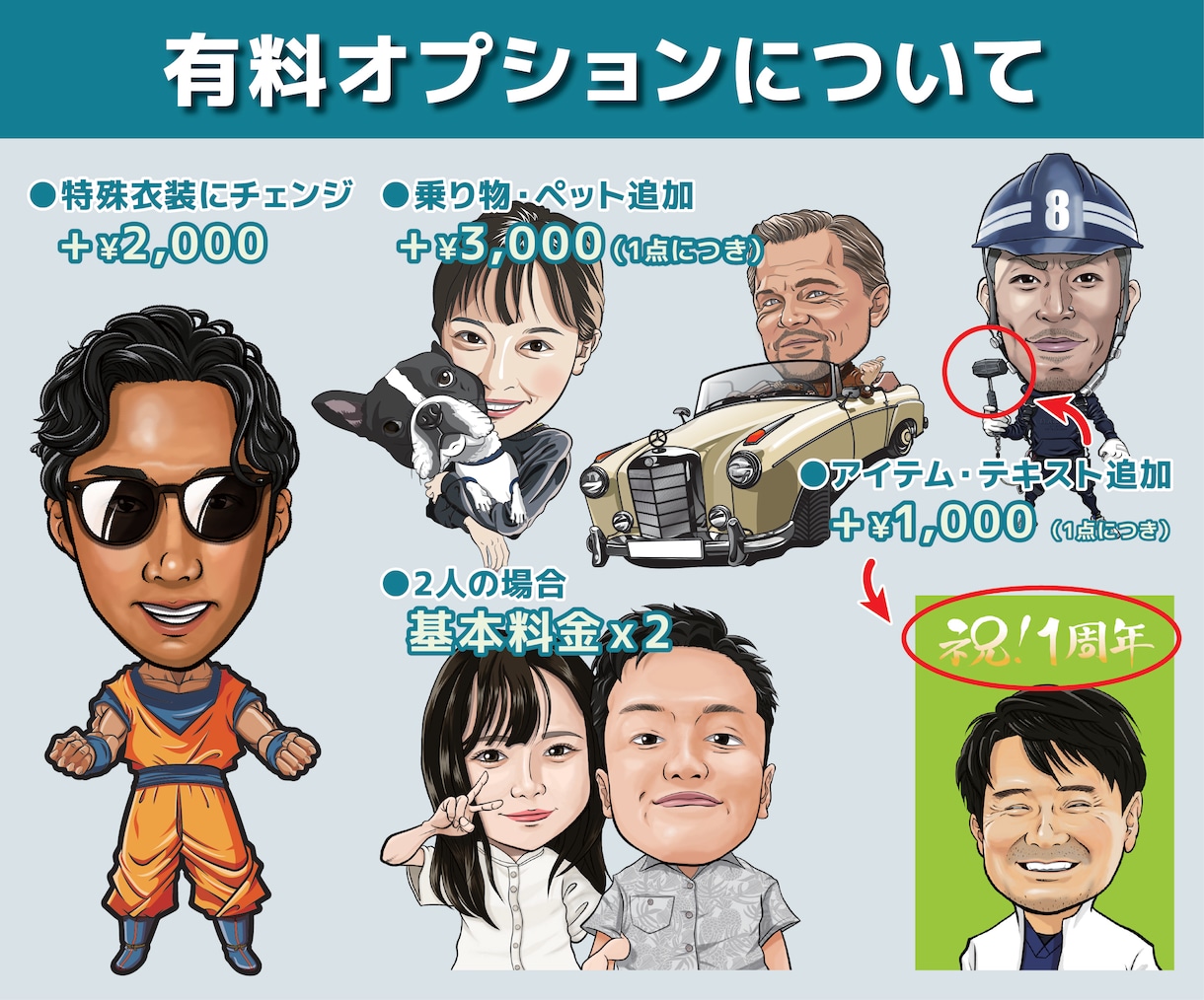SNSアイコンに最適！ええ感じの似顔絵描きます SNSに！ビジネスに！プレゼントに！最高の1枚をあなたに イメージ3