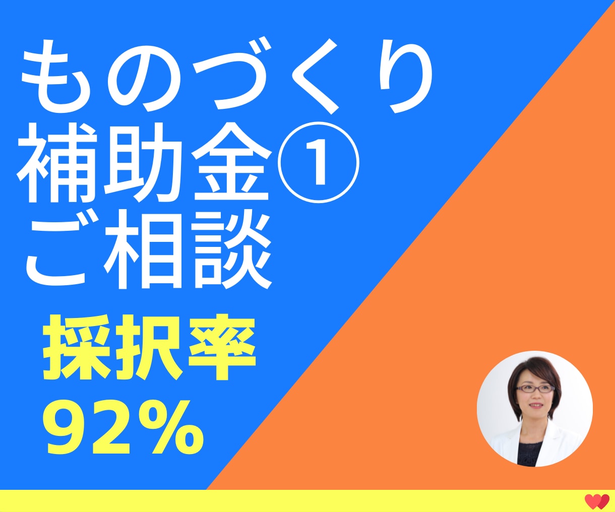 ものづくり補助金①　正式契約の前にご相談に応じます 検討中の事業内容での採択の見込み、改善点などお伝えします イメージ1