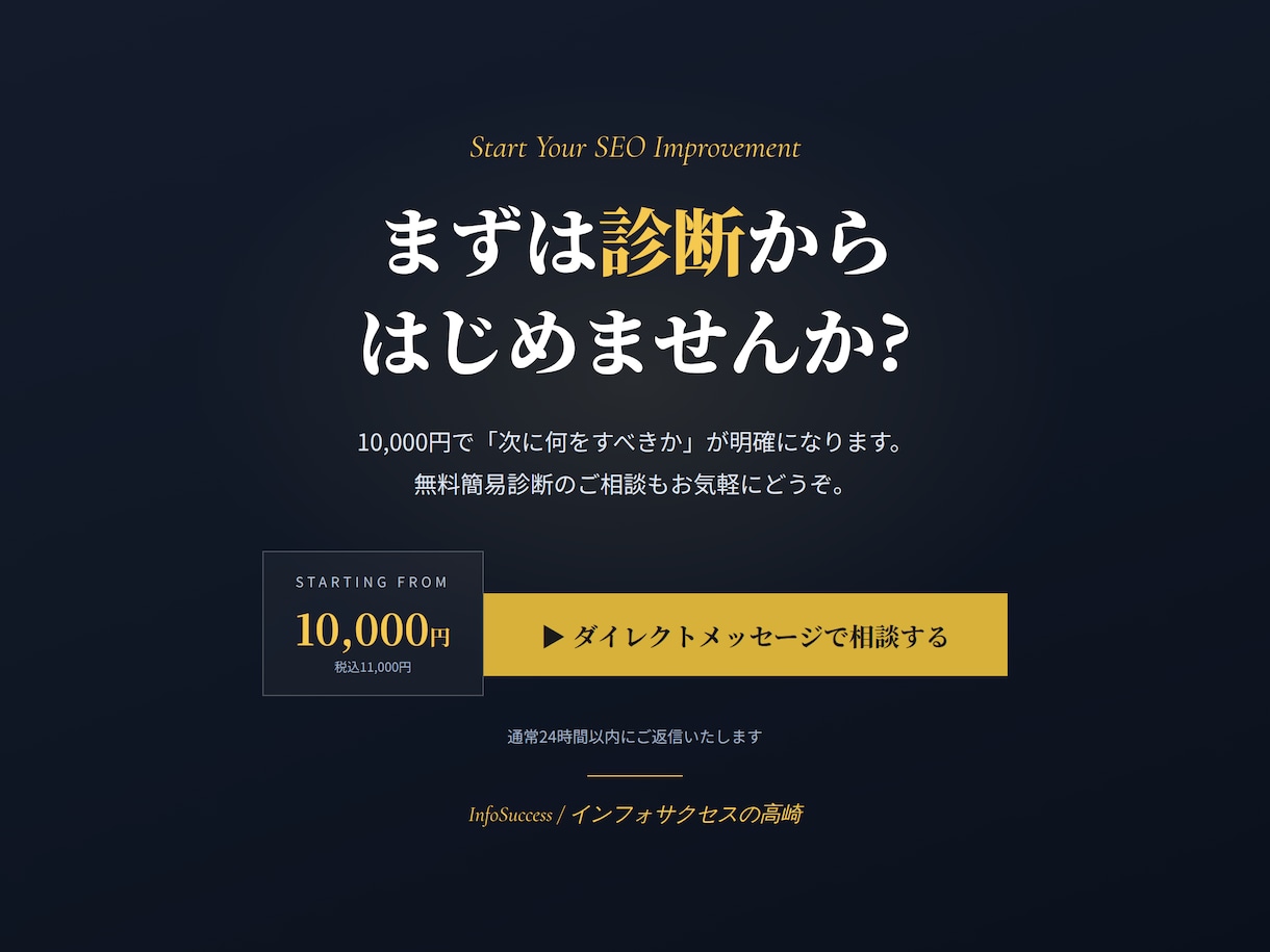 SEO検定1級|15年以上のプロがサイト診断します GSC・表示速度・被リンクで改善優先度を明確化 イメージ10