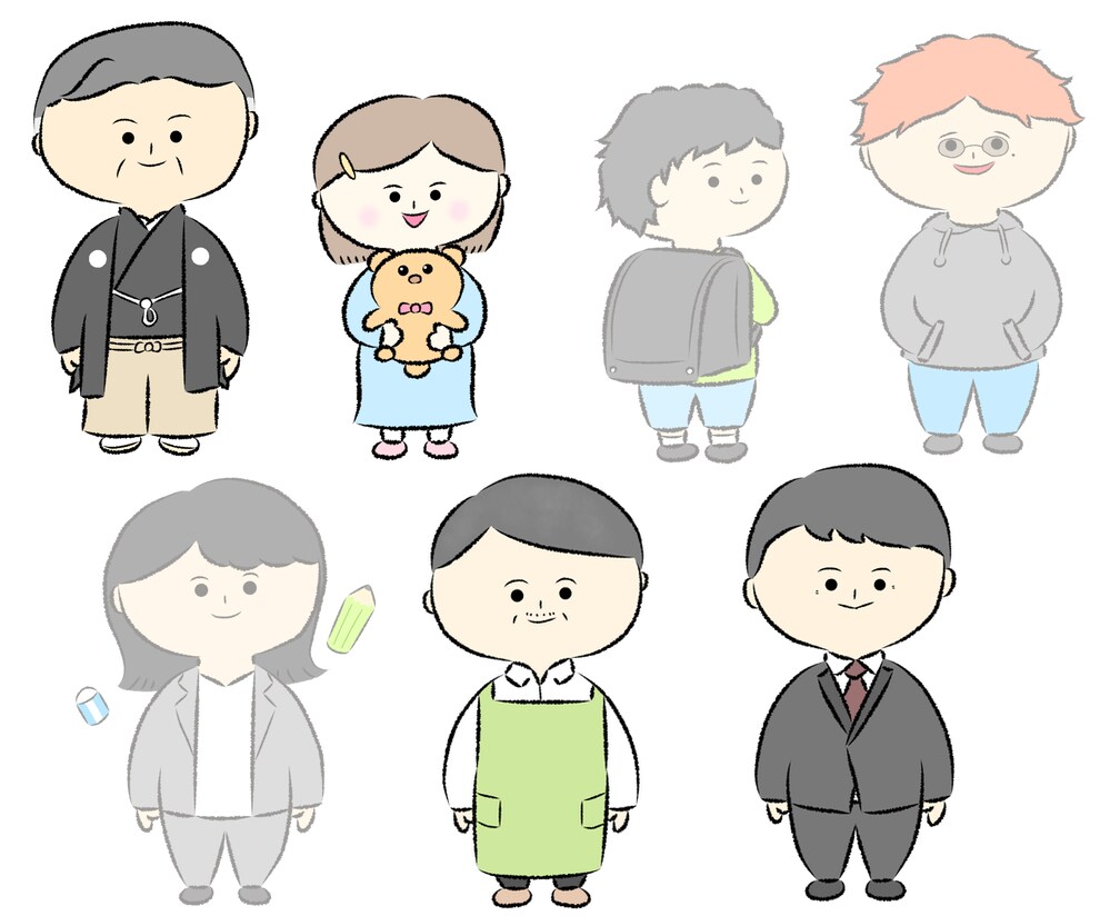 ほんわか似顔絵風イラスト描きます ペットの追加も可！アイコンやお店の広告等にご利用頂けます！ イメージ6