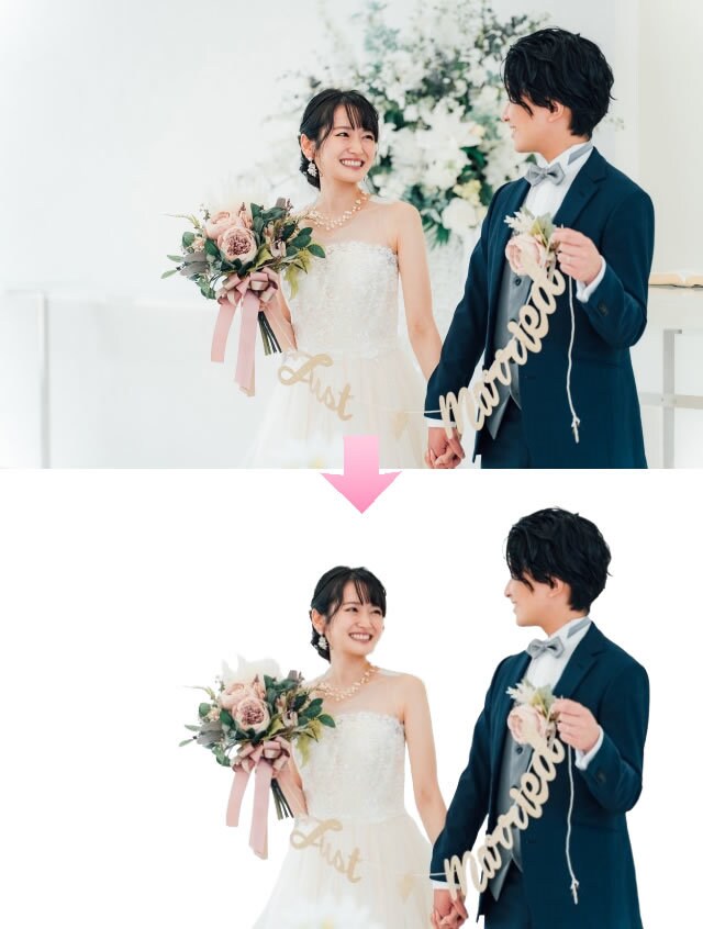 ５枚まで画像の「白抜き」「不要部分の削除」します ５枚まで画像の「白抜き」「不要部分の削除」 イメージ5