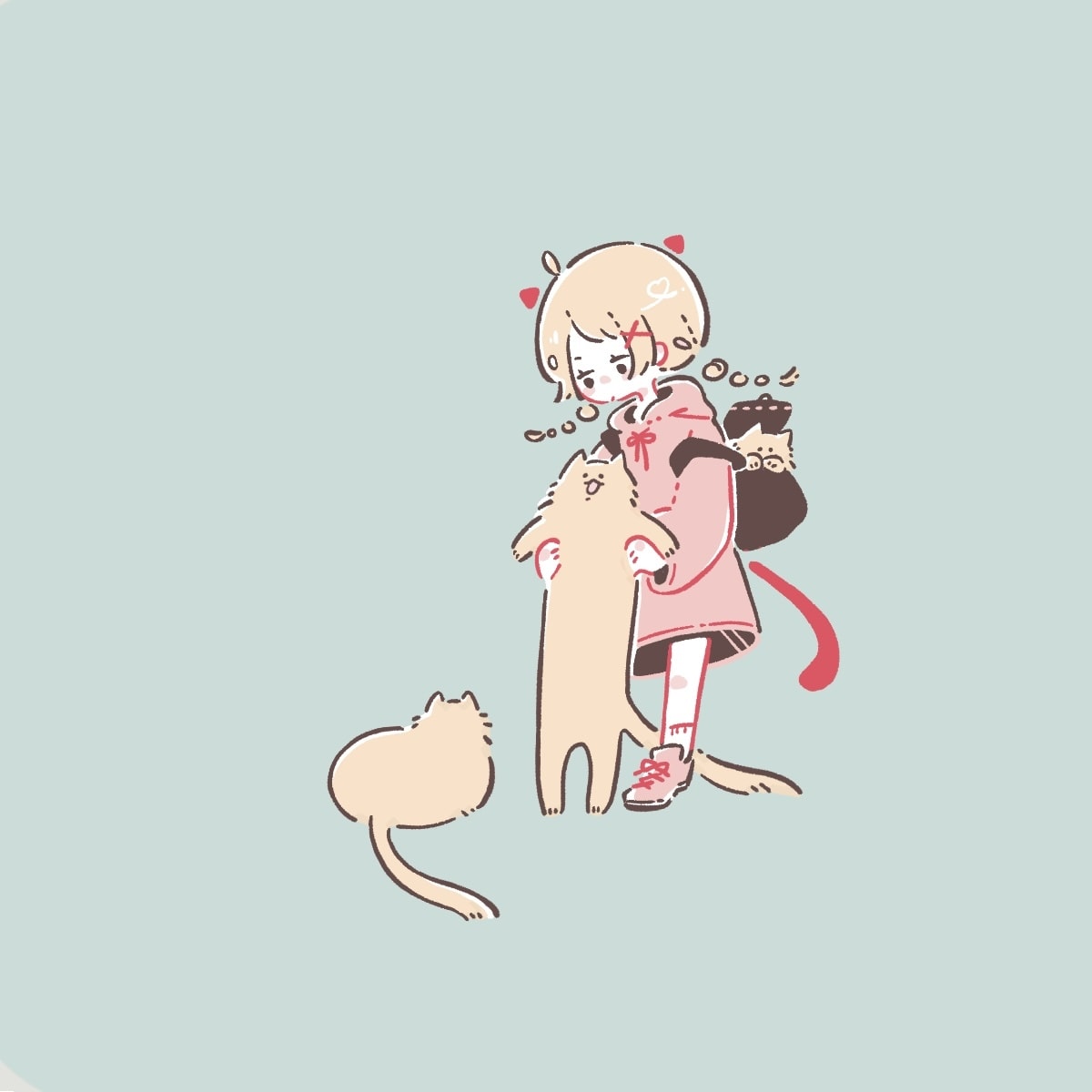 ゆるっと可愛いデフォルメイラスト制作します シンプルでかわいい“ゆるさ”がお好みなあなたへ イメージ2
