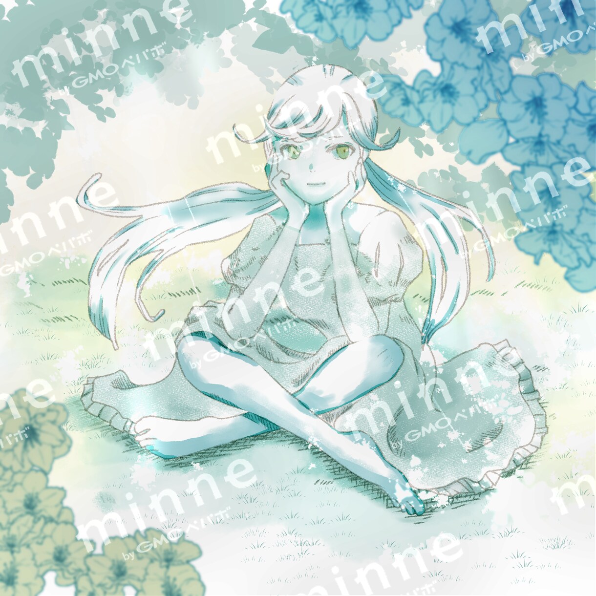 完成品のちょっとしたイラストを販売しています 新作追加！春の来る前/オリジナルのキレイな完成品イラスト イメージ3
