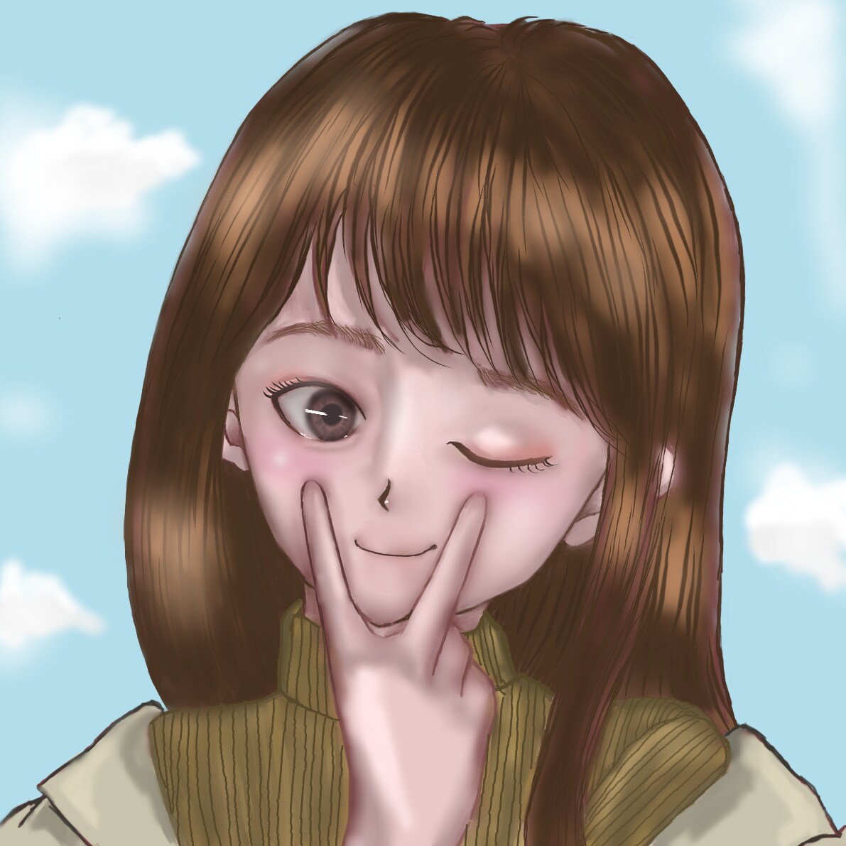 先着2名様オプション無料。アイコンイラスト描きます あなたのご希望に沿って、丁寧に絵を完成させていきます^-^ イメージ6