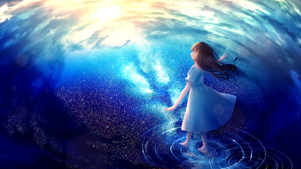 MV・歌ってみたなど｜幻想的な風景イラスト描きます 楽曲の世界観に寄り添い、印象に残る作品を制作します！ イメージ7