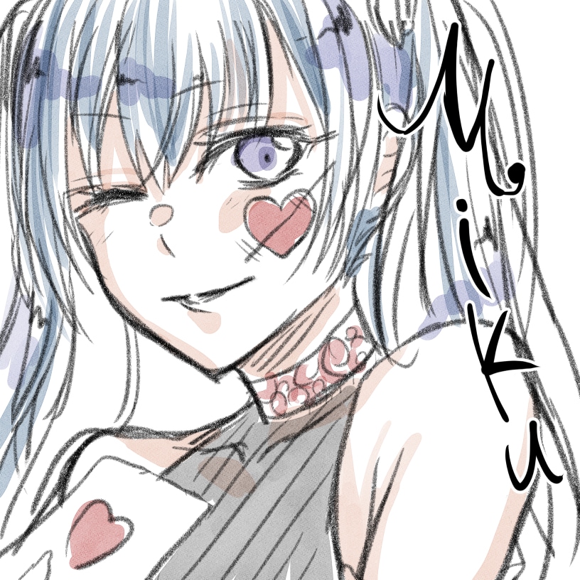 鉛筆風イラスト描きます SNSのアイコン、その他観賞用に！！ イメージ2
