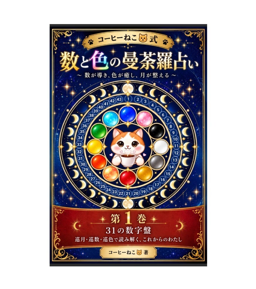 数と色の曼荼羅から今とこれからを読み解きます 3枚の色と数字のカードで、占います イメージ1