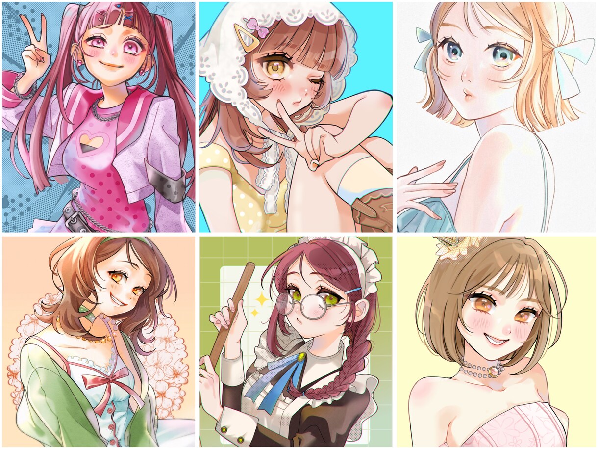 期間限定価格！！可愛いSNS用アイコン描きます 可愛くて印象に残るイラストが得意です。 イメージ7