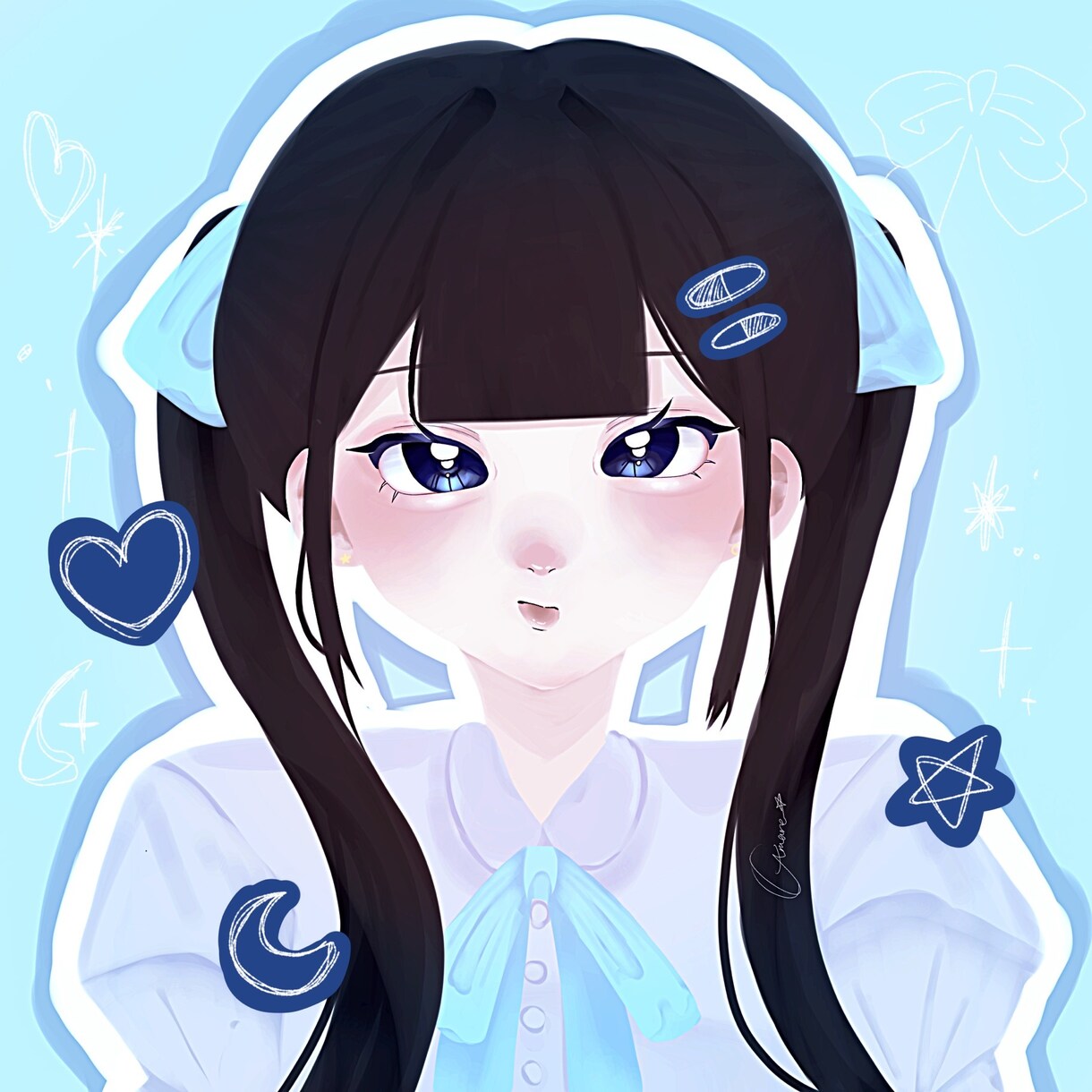 みなさんのキャラデザのアイコンや立ち絵かきます 用途に沿ったイラストを作成します イメージ1