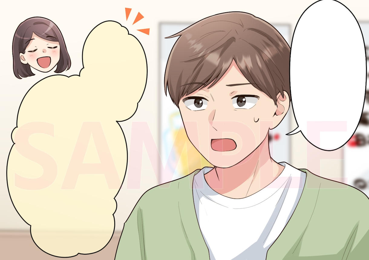 目を引く☆広告用漫画お描きします ラフ修正無制限無料☆分かりやすい/伝わる漫画描きます イメージ4