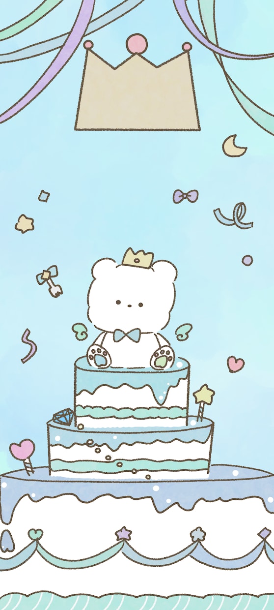 かわいい壁紙や記念イラスト描きます 自分用や人へのプレゼントにも！ イメージ2