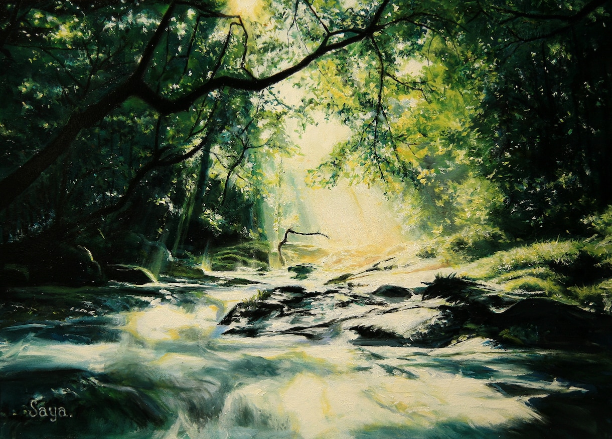 プロの画家が風景画＆静物画＆花の絵を油絵で描きます 想い出の風景や部屋に飾る花の絵など宝物になる油絵作品を イメージ1