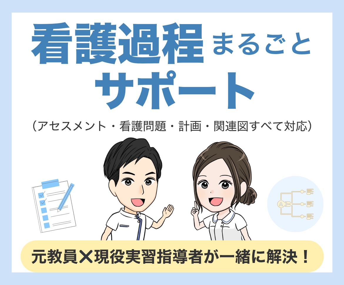 実習指導者と元教員が看護過程のサポートをします 看護学生の悩みを全て解決☆分からないことはここで解決！ イメージ1