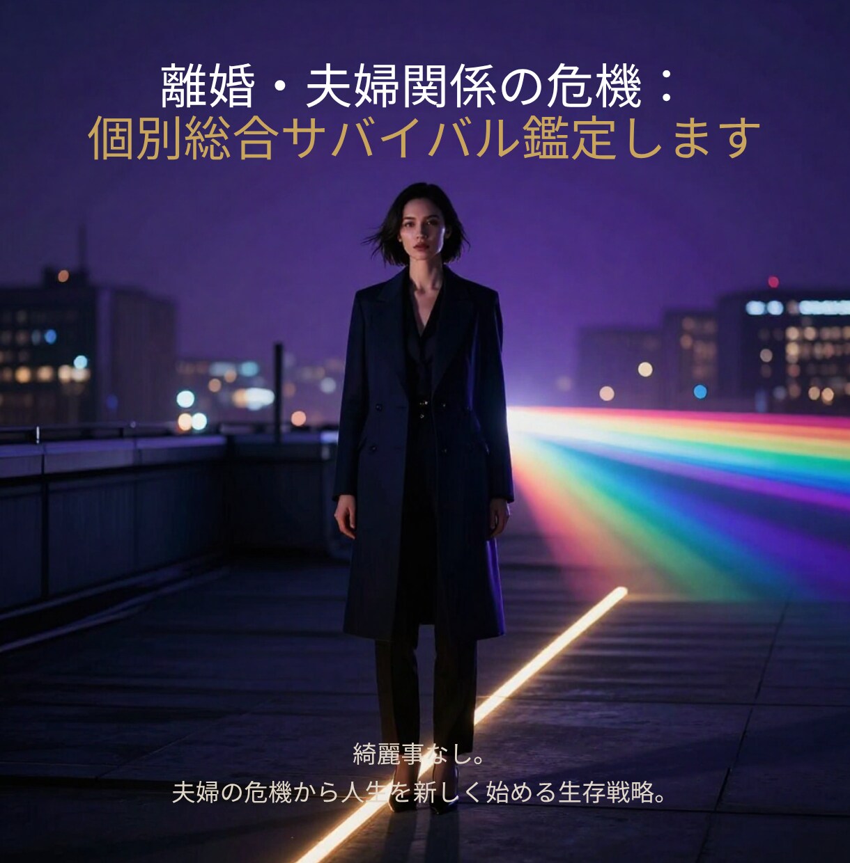 離婚・夫婦関係の危機：個別総合サバイバル鑑定します 綺麗事なし。夫婦の危機から人生を新しく始める生存戦略。 イメージ1