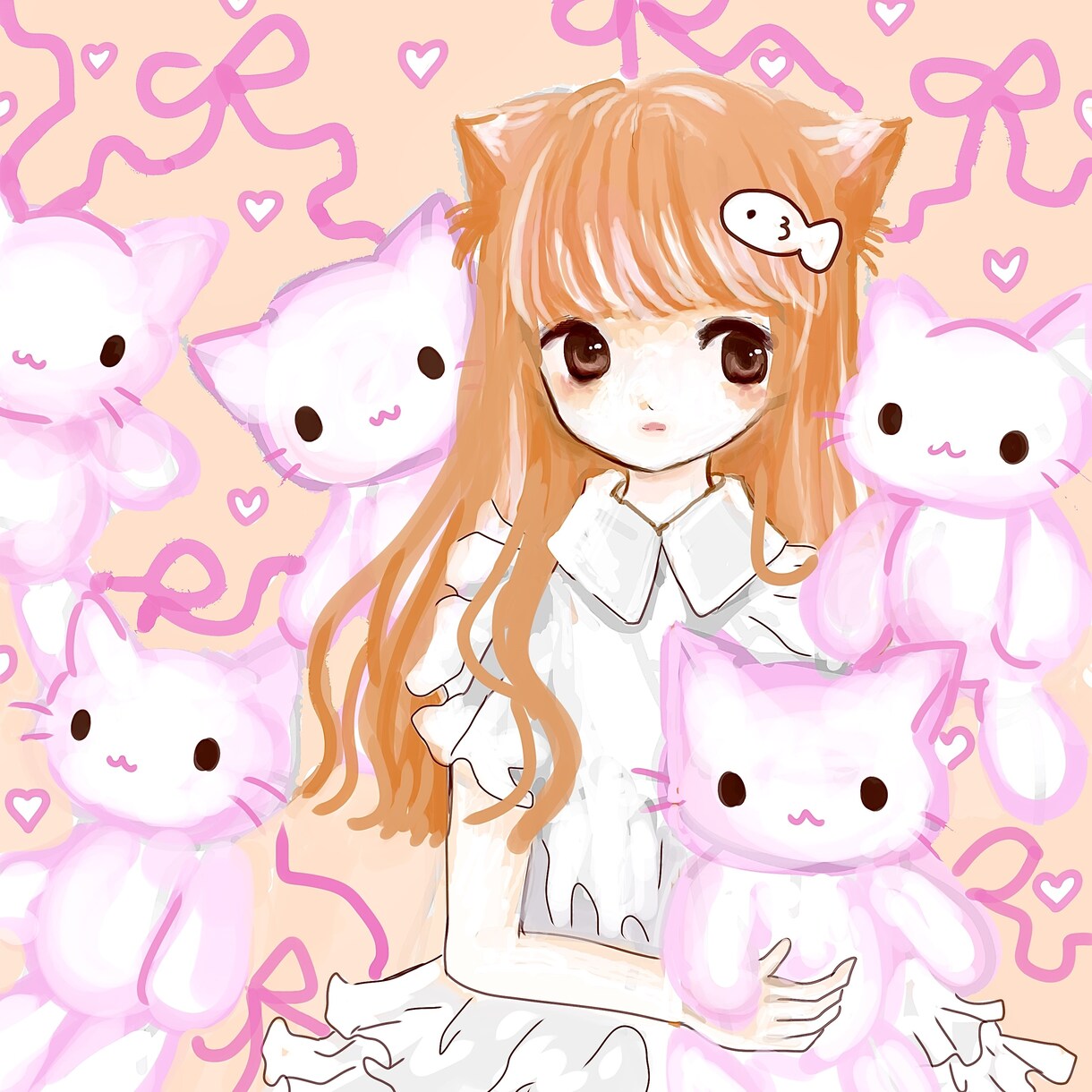 様々な用途に使えるかわいいイラスト描きます ゆるくてふんわりしたキャラクターを描くのが得意です イメージ1