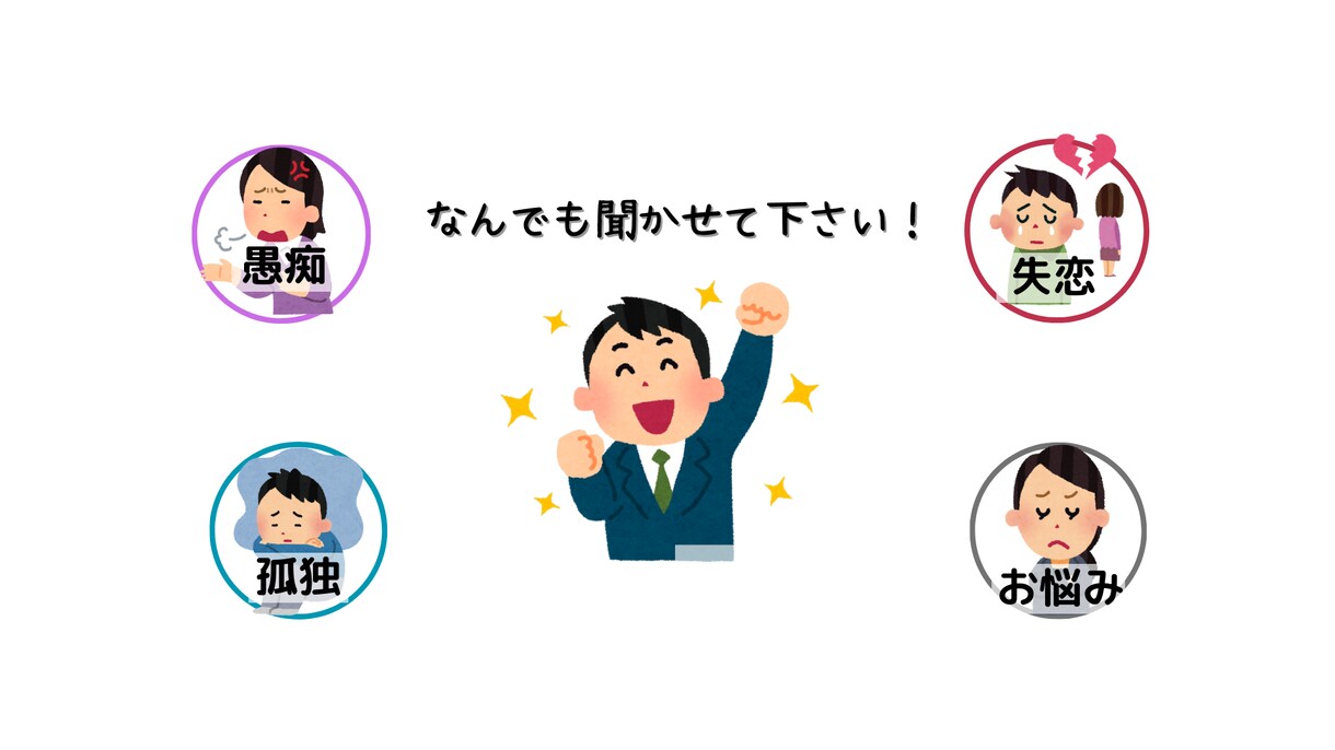 1分からでも！お好きな話をお好きなだけ聴きます 誰にも言えない事、誰かに言いたくて仕方ないこと、何でもOK！ イメージ1