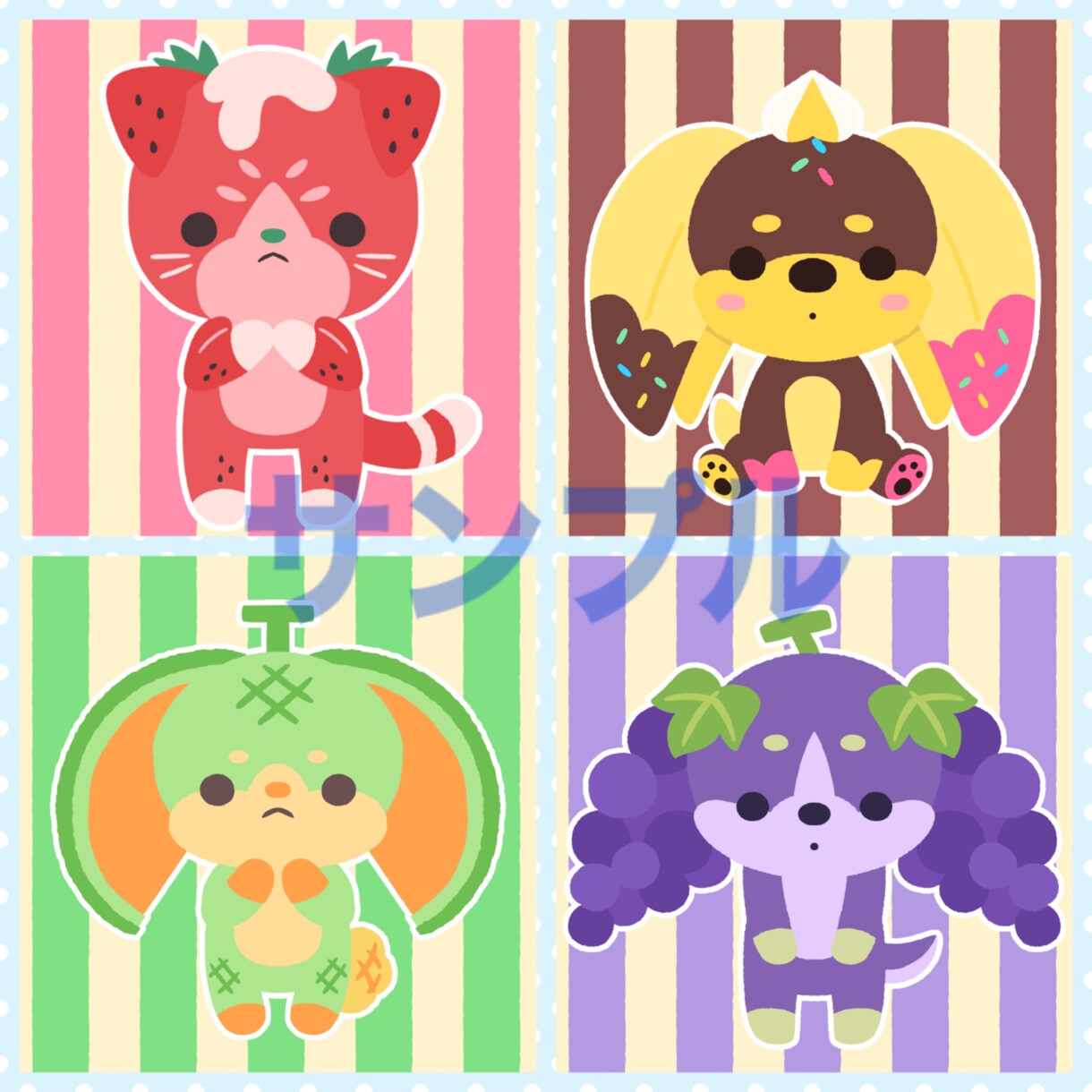 かわいいマスコット作ります AdobeIllustrator(拡張子ai)専用です。 イメージ4