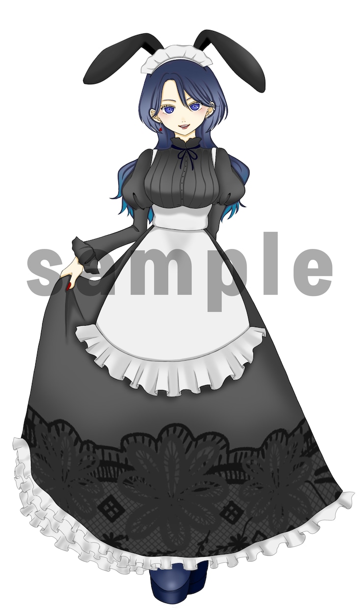 Vライバー様用の立ち絵を描きます IRIAMなどで使用出来る立ち絵を描かせていただきます。 イメージ5