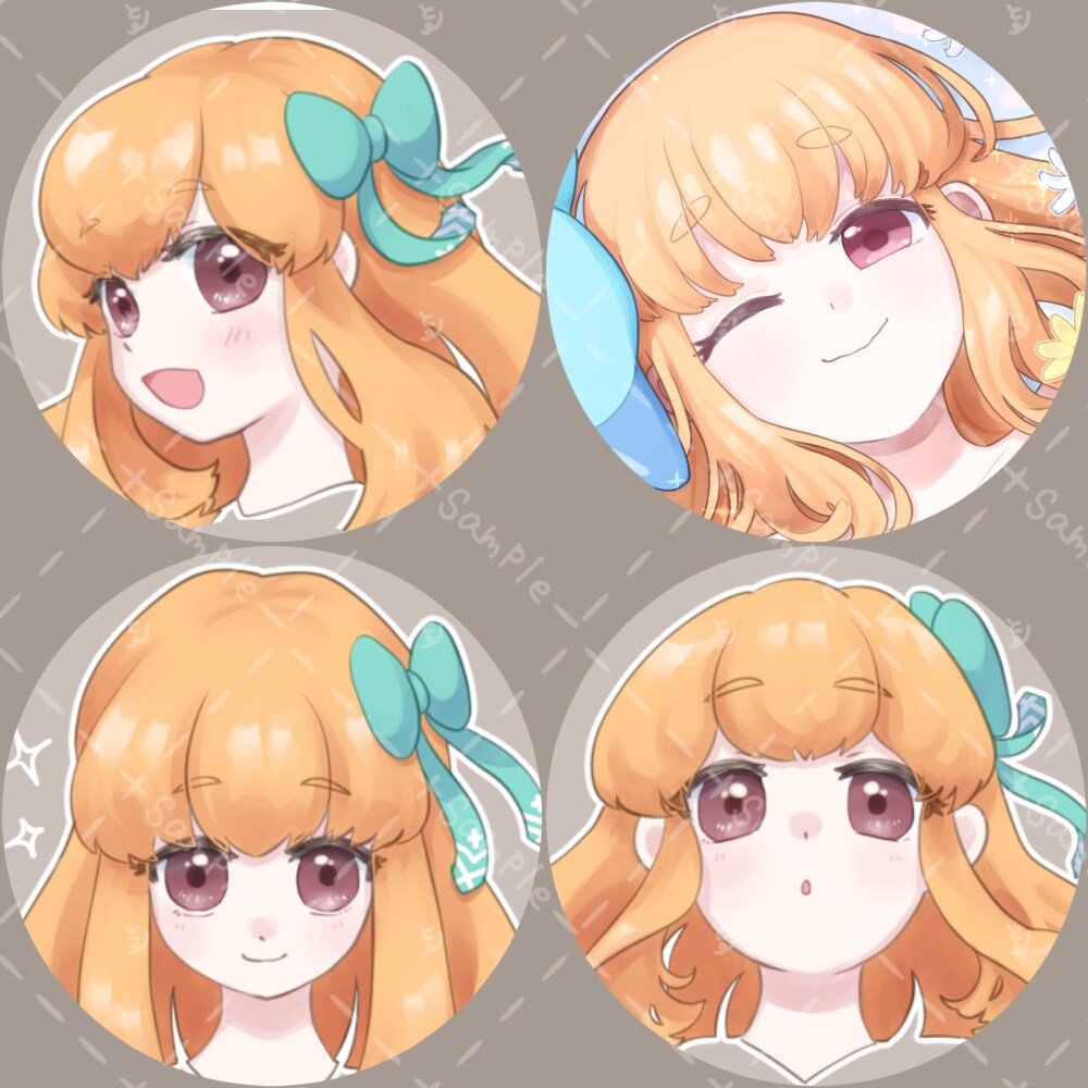 SNS・動画に！アイコン用イラストを描きます ★顔だけ〜SD（ミニキャラ）の全身絵まで描写できます★ イメージ2