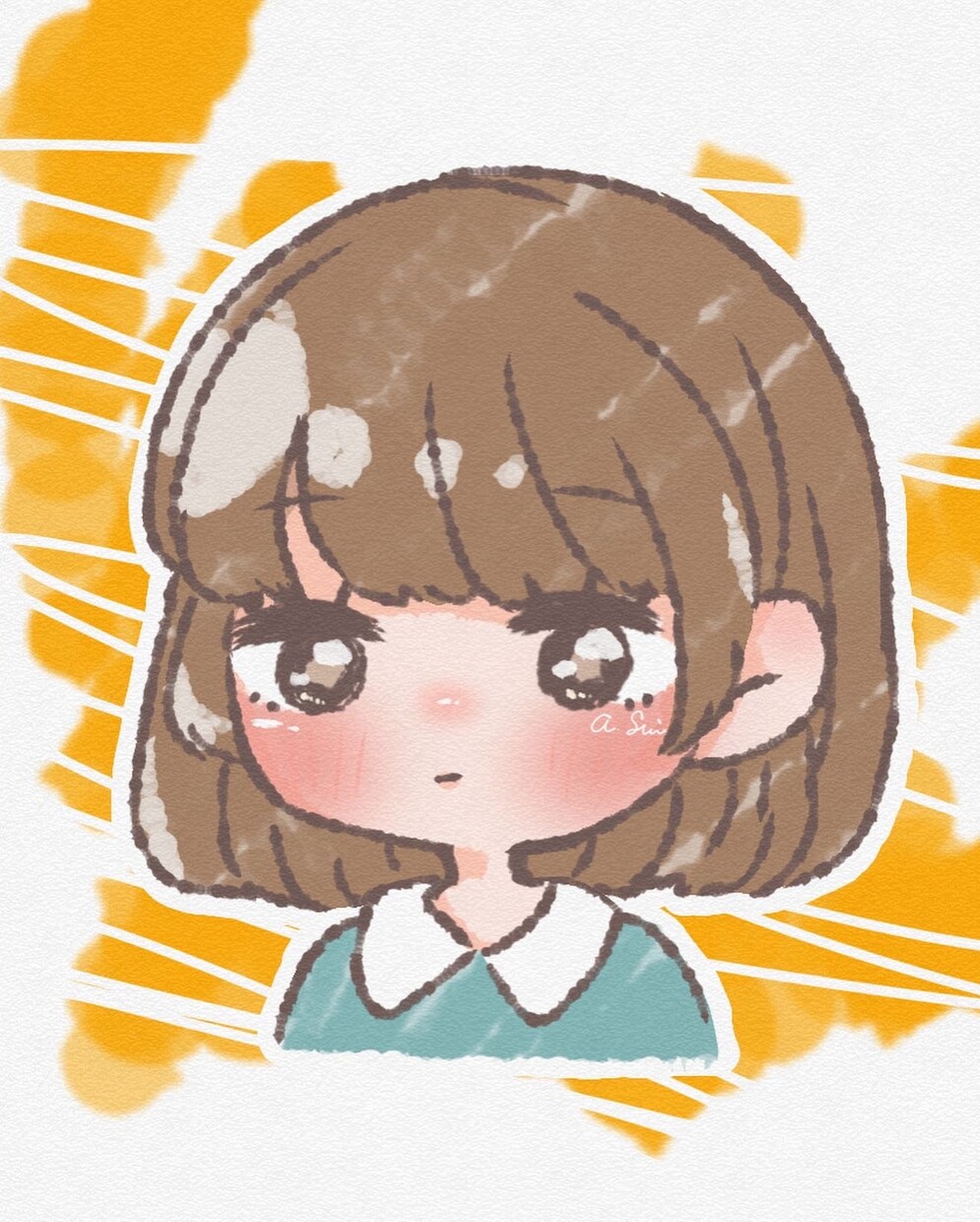 緩いアイコンイラスト描きます SNSでご利用出来るゆるくかわいいイラスト イメージ1