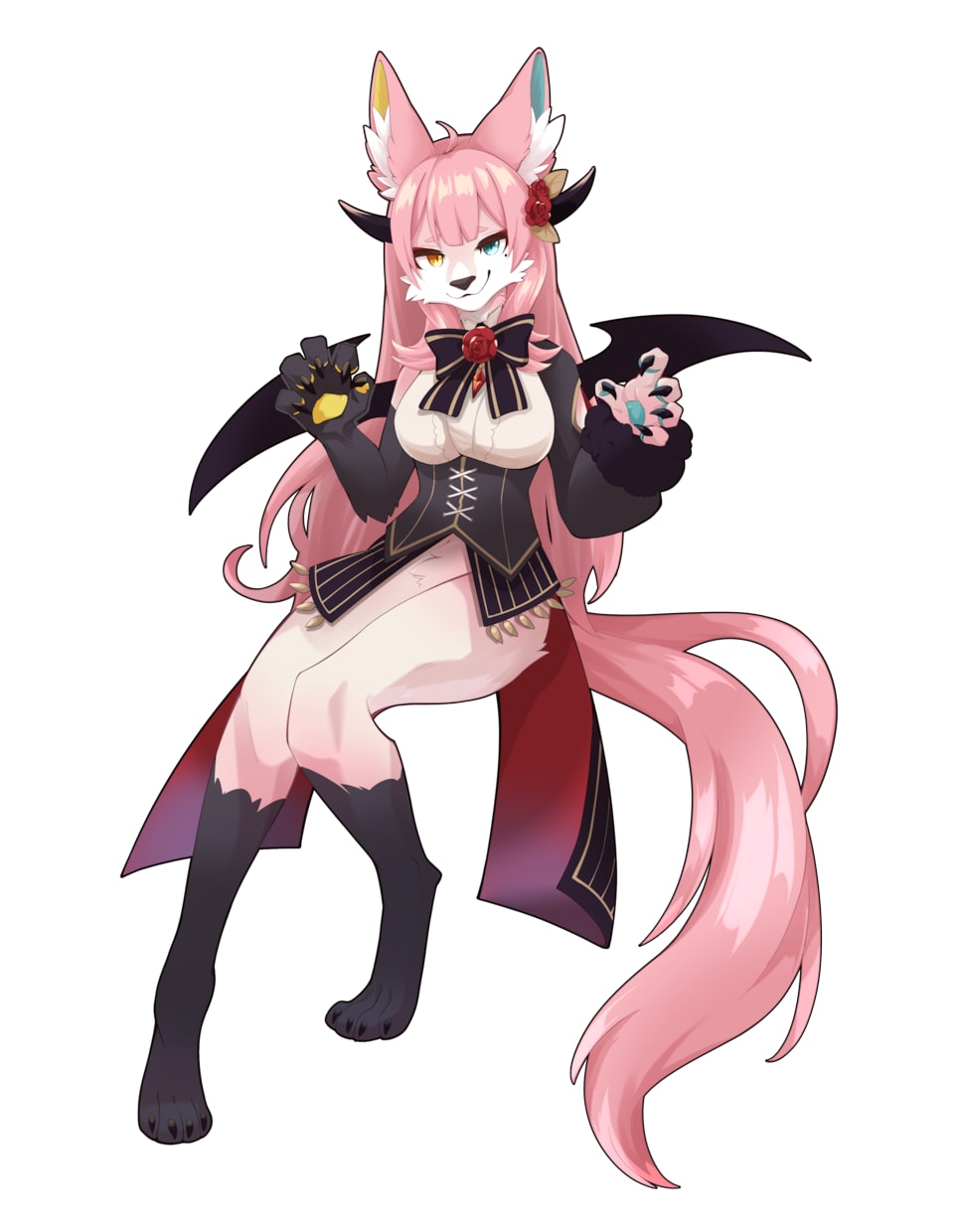 擬獣化イラスト制作します キャラクターをもふもふ擬獣化！ドラゴンも◎！ イメージ4