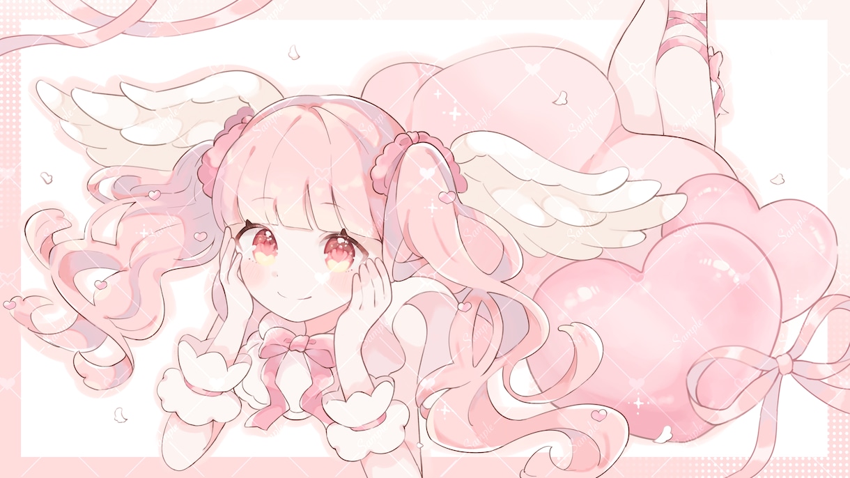 ふわふわ໒꒱♡かわいいイラストお描きします アイコン・ヘッダー・配信用イラスト等お求めの方におすすめ♪ イメージ2