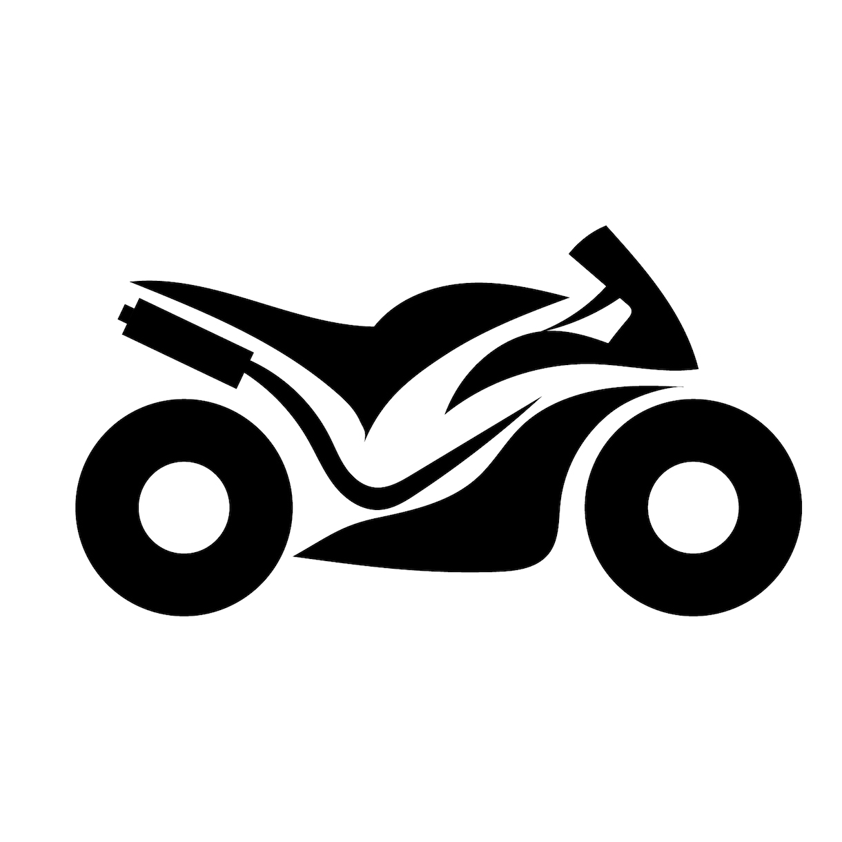 あなたの愛車(バイク)をロゴにします 愛車をモチーフにしたシンプルなロゴです！ イメージ1